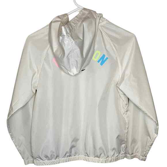Champion Windbreaker Collegiate Ombre Jacket Hooded Cropped Womens M / Girls XL - Picture 3 of 10